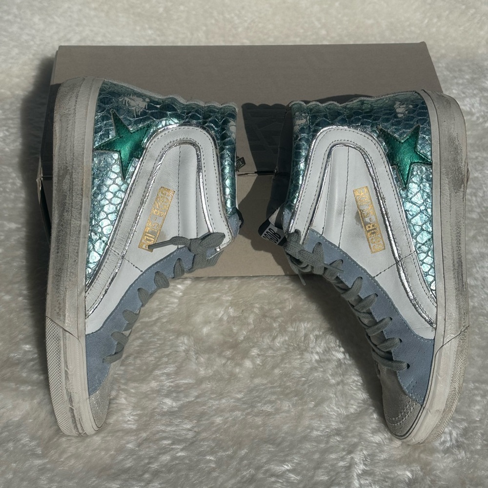 GGDB teal croc slides - Picture 4 of 16